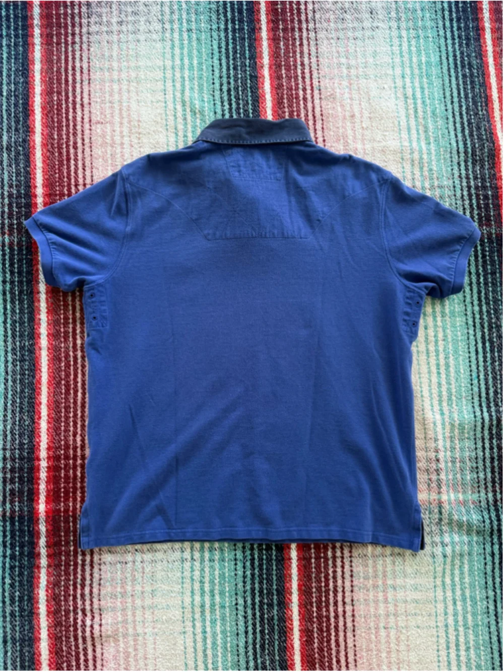 Vintage Polo Ralph Lauren Blue Rugby Polo Shirt XL